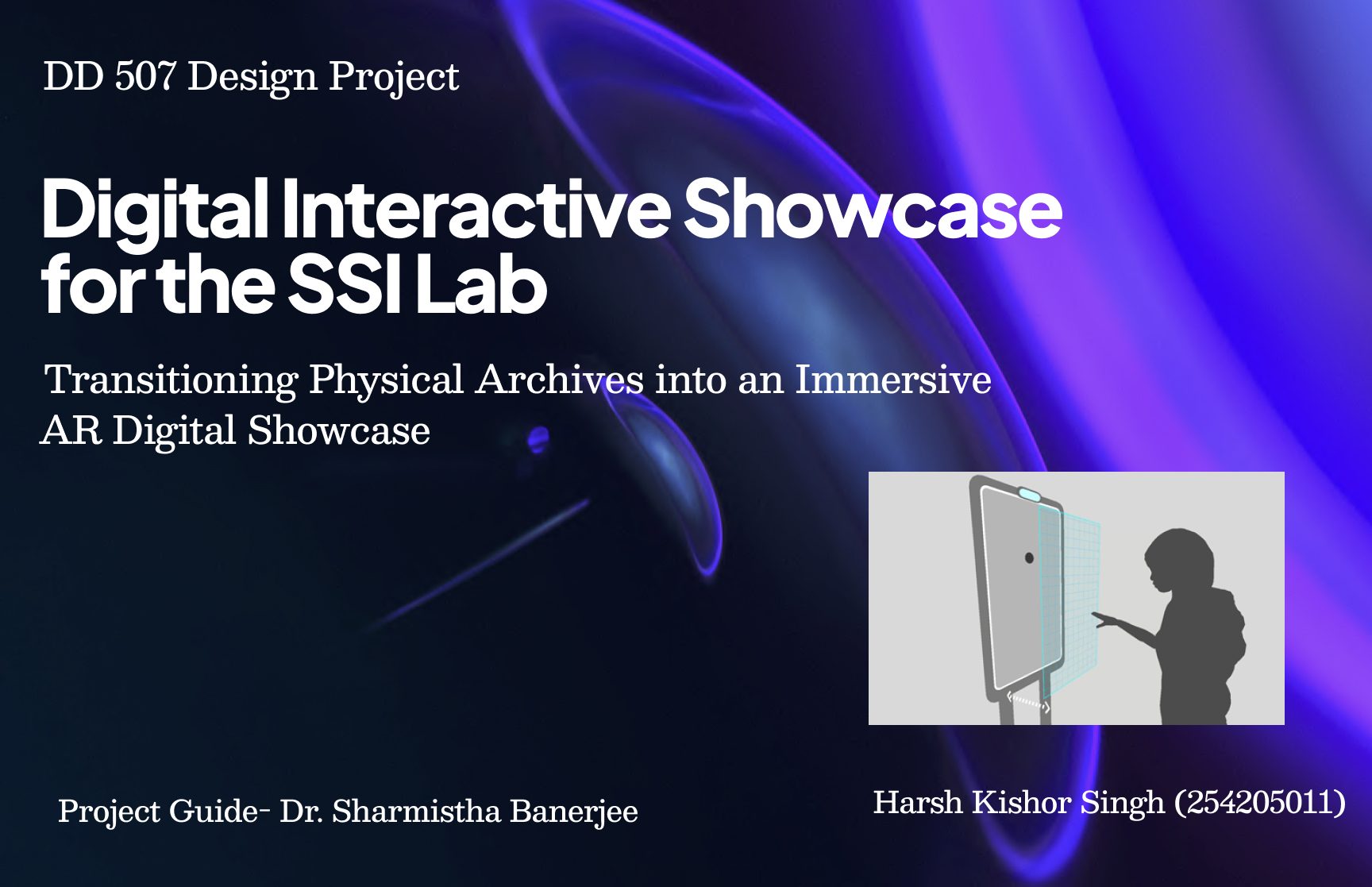 Digital Interactive Showcase for the SSI Lab