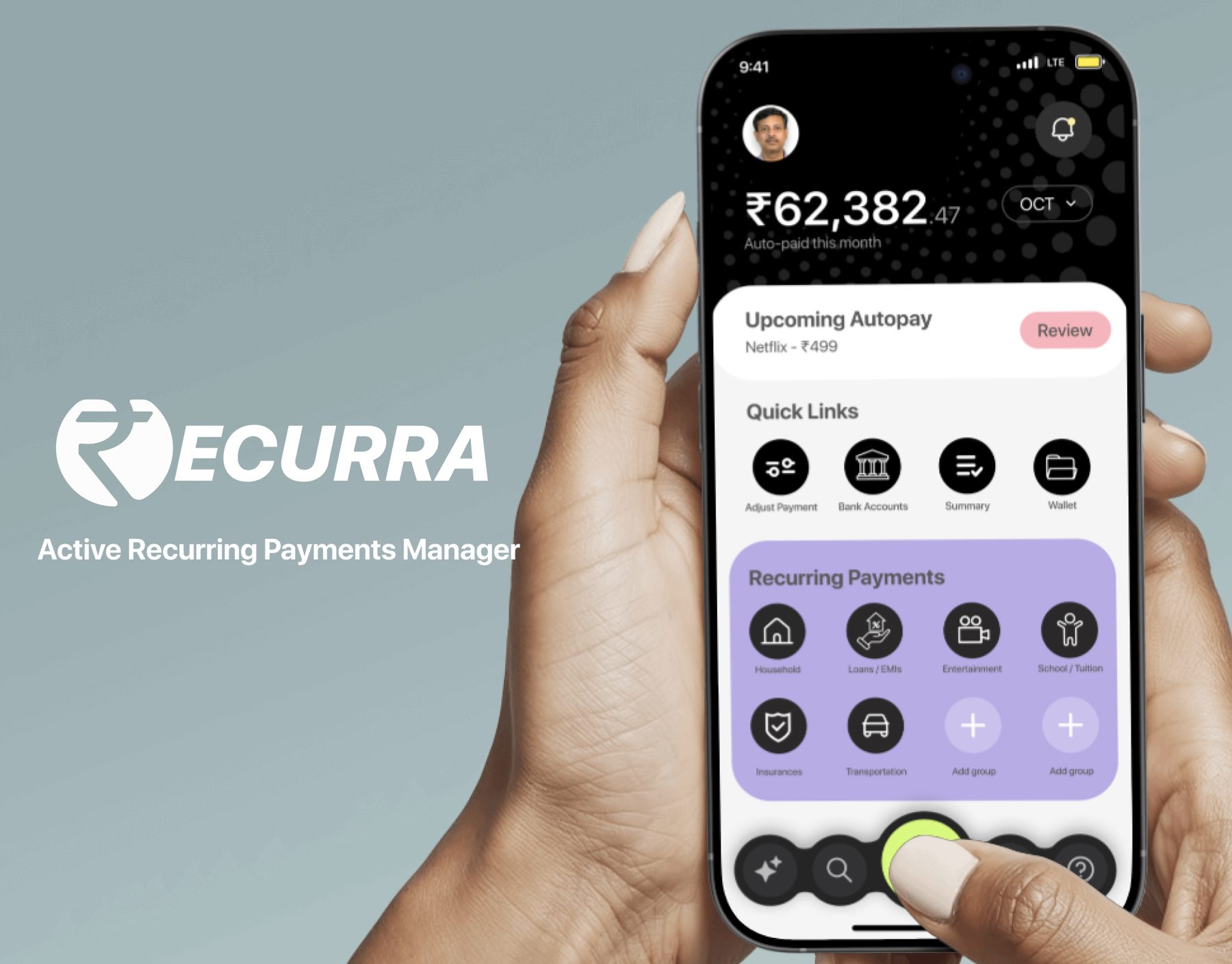 Recurra app cover